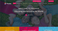 Desktop Screenshot of premier-education.com